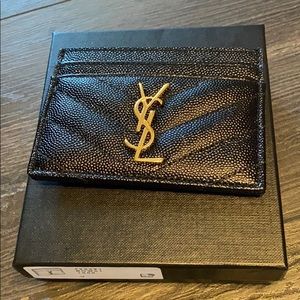 Saint laurant card case